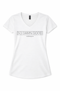 Women's Linear V-Neck Tee